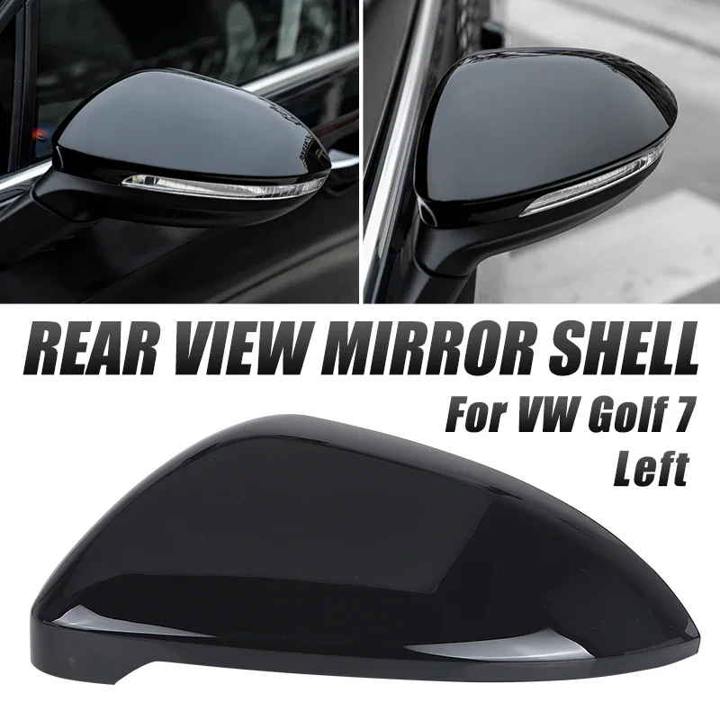Rearview Mirrors Cover For VW Golf 7 2014 2015 2016 2017 2018 2019 2020 Touran 2016 2017 2018-2021 Left/Right Side Mirror Caps