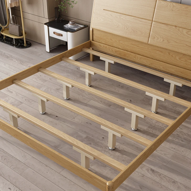 Solid Wood Bed Board Support Frame Bed Bracket Reinforcer Bed Row Skeleton Support Rod Beam Support Foot