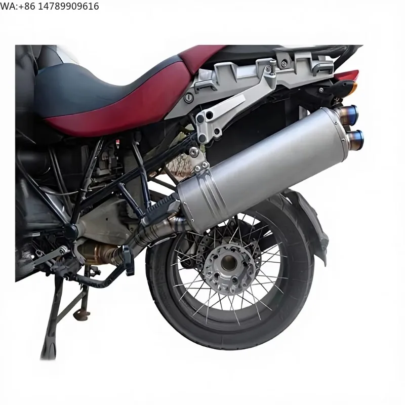

04-09 for R1200GS Water Bird Dual Outlet Silver Titanium Alloy Modified Exhaust Flame Pipe Made in China Motorcycle Exhaust