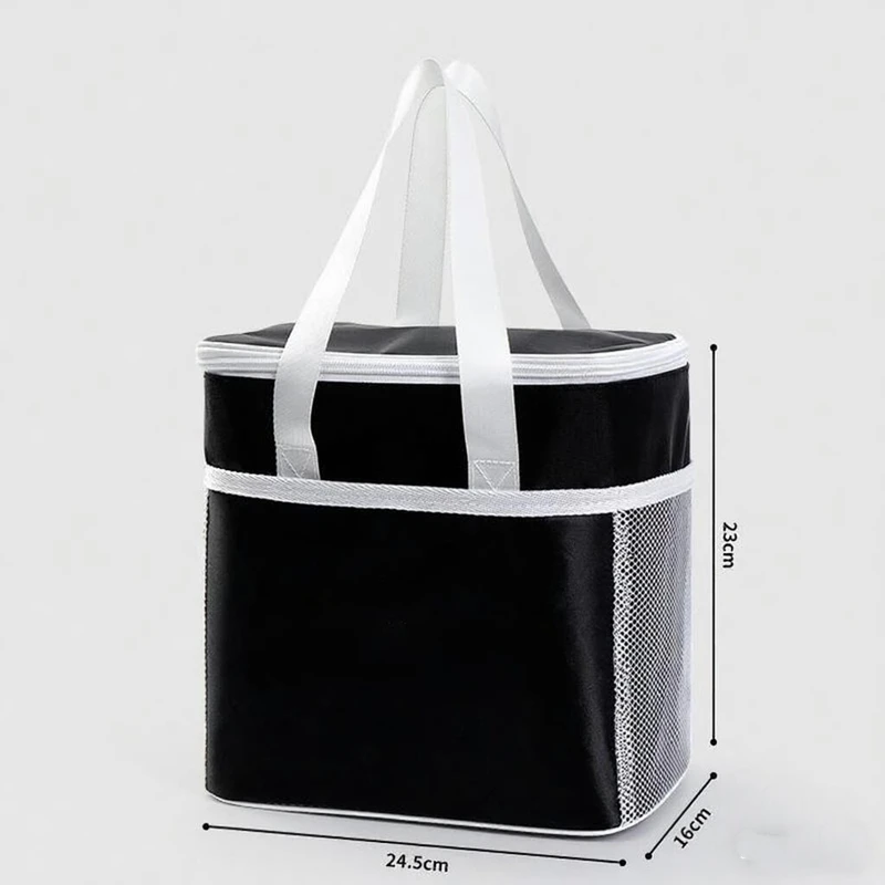 

Lunch Bag Large Capacity Thermal Insulation Lunch Bag Leakproof Cooler Tote for Work Picnic School Handheld Outdoors Thickening