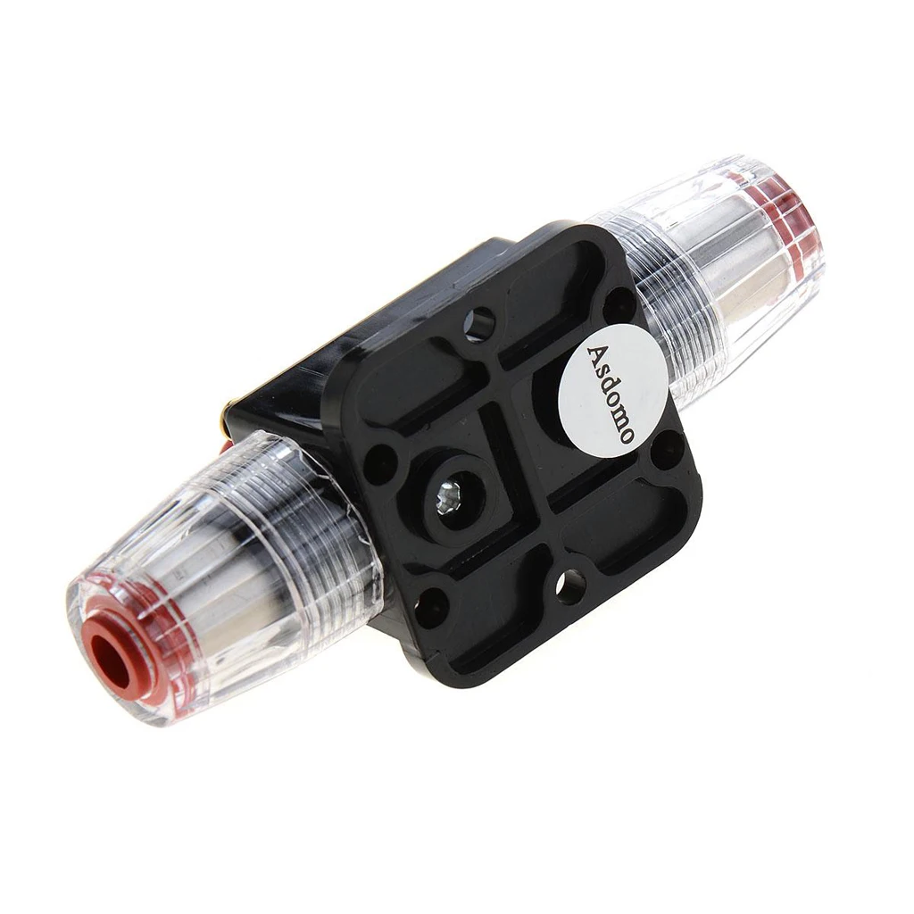 20A Manual Reset Circuit Breaker Waterproof Inline Audio Protector for Car Amplifier Wiring Breaker Use