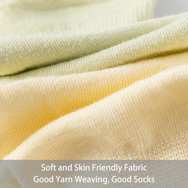 3 أزواج من الجوارب النسائية القطنية الصيفية بلون سادة بسيطة من السيليكون المضادة للانزلاق قابلة للتنفس على طراز الكلية غير مرئية بمقدمتين #4