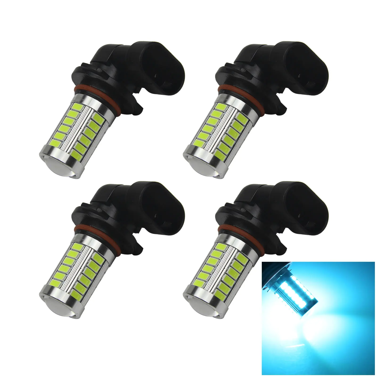 Задний фонарь, 4 шт., синий цвет, задний фонарь, задний фонарь, дисплей 9005, внешний свет 5630, внешний свет HB3