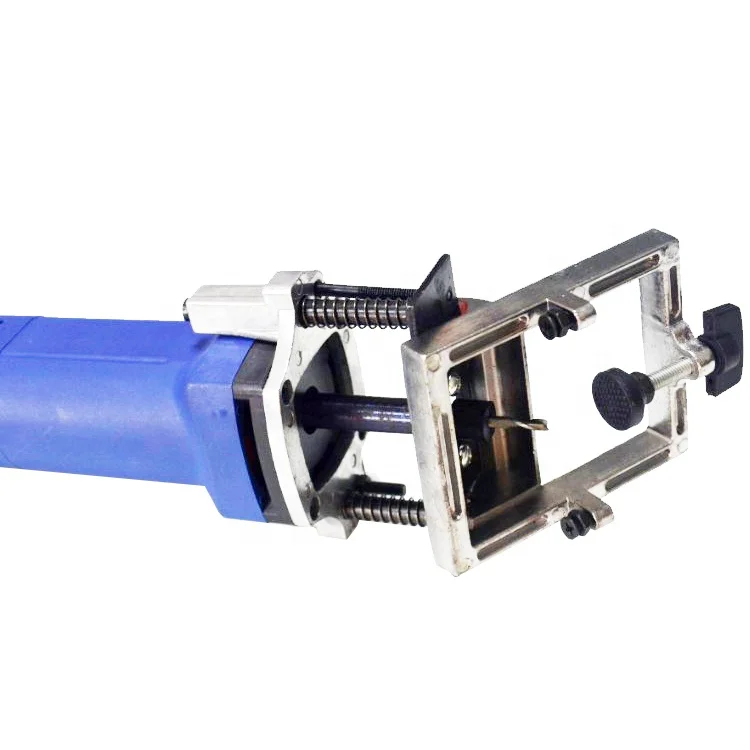 Strumento portatile per slot per porte e finestre UPVC