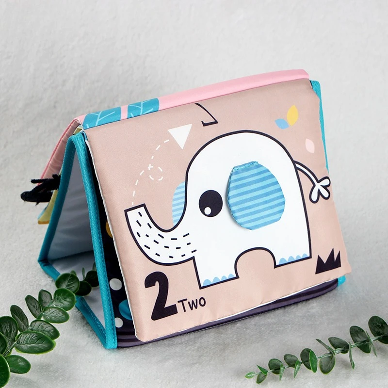 Aipinqi nouveau calendrier de bureau livre en tissu, bébé tête haute formation amusant miroir bébé couleur illumination bureau calendrier Spot