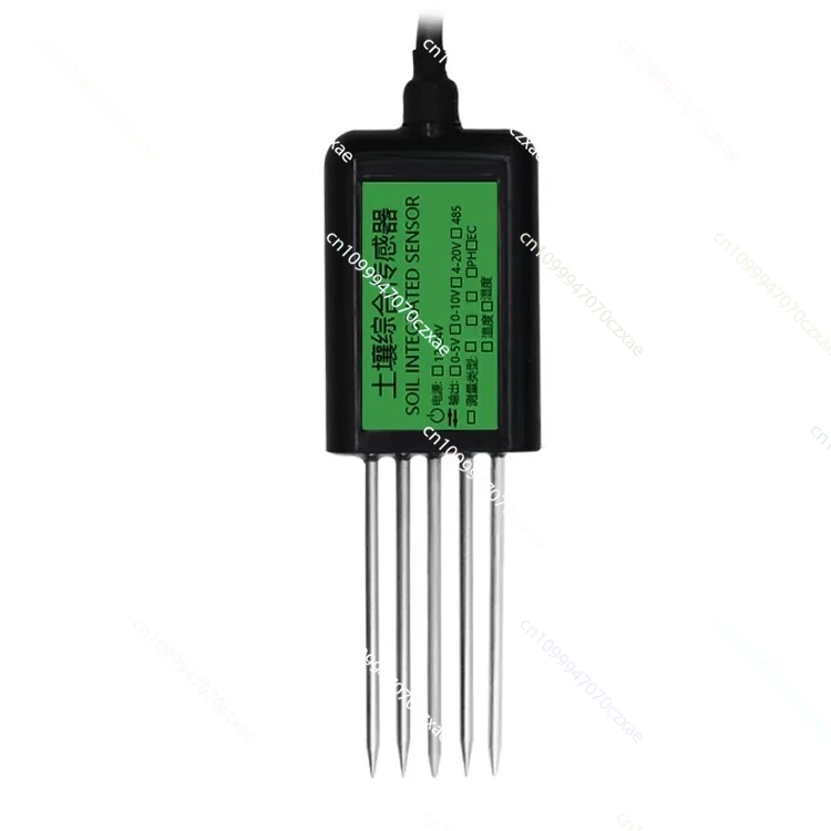 

IP68 Waterproof 4-in-1 Soil Sensor for Smart Agriculture, PH EC Temperature Humidity Detection