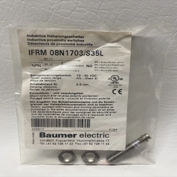 

Новый датчик Ifrm 08n1703s35l, новый оригинальный точечный Plc