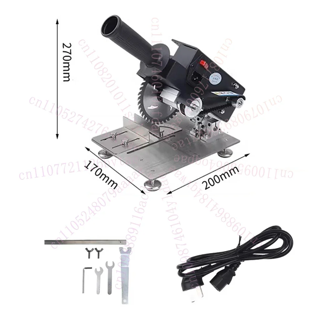 AC 220V 4-Inch Mini Multifunctional Cutting Machine Table Saw – 45° Adjustable, for DIY Woodworking, Model Making, PCB, Acrylic