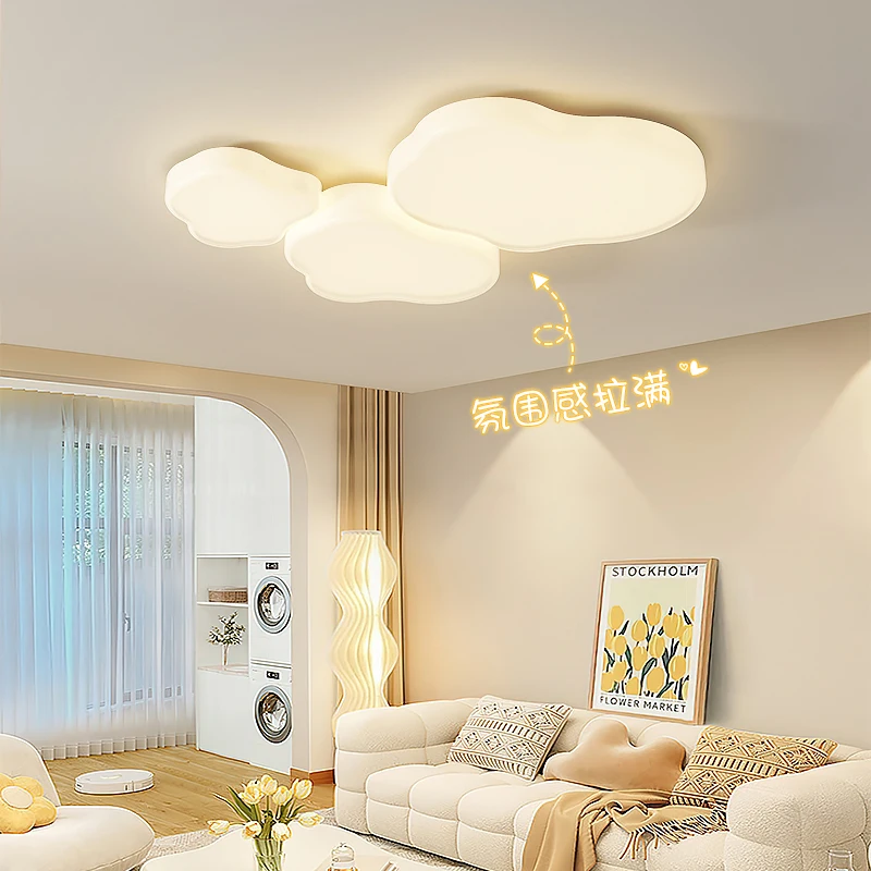 Postmodern Metal Creative Cloud Shape Ceiling Lamps Kitchen Study Children Bedroom Parlor Indoor LED Ceiling Lights Luminaires