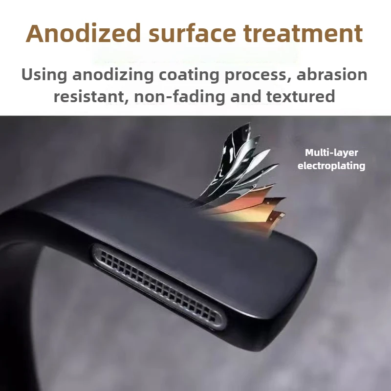 Wasserfallhahn Edelstahl Warm- und Kaltwasserhahn G1/2 (20 mm) Gewinde Waschbeckenhahn High-End-Kunst