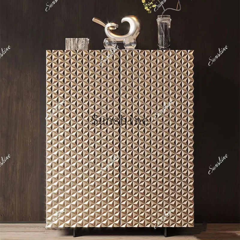 

Light Luxury Modern Simple Dining Side Cabinet Minimalist Locker Hotel FT