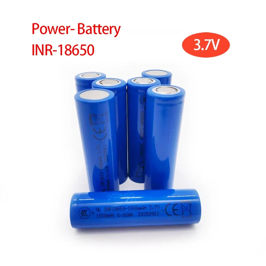 

☞hongli 18650 New Manulife lithium-ion rechargeable battery 1800mAh 3.7V A-grade lithium battery manufacturer direct sales