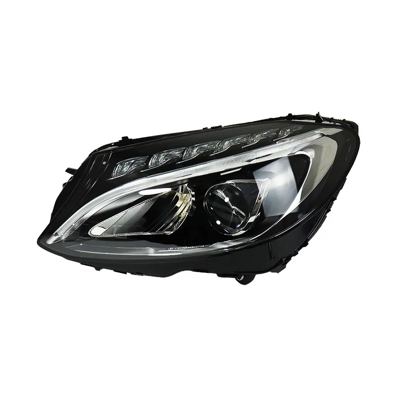 LED Front Headlight Assembly Fog Lamp Light For Mercedes Benz C Class W205 C200 C250 C260 C300 2015 2016 2017 Without Modules