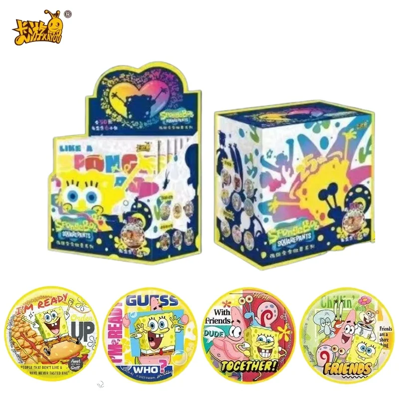 KAYOU SpongeBob 25th Anniversary Commemorative Badge Set, Wave 2 Nautical Element Round Badge, Official Anime Merch Collectible