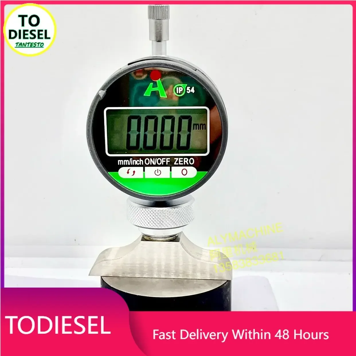 

Diesel Common Rail Injector Solenoid Valve Stroke Measuring Back Zero Block Repair Tool