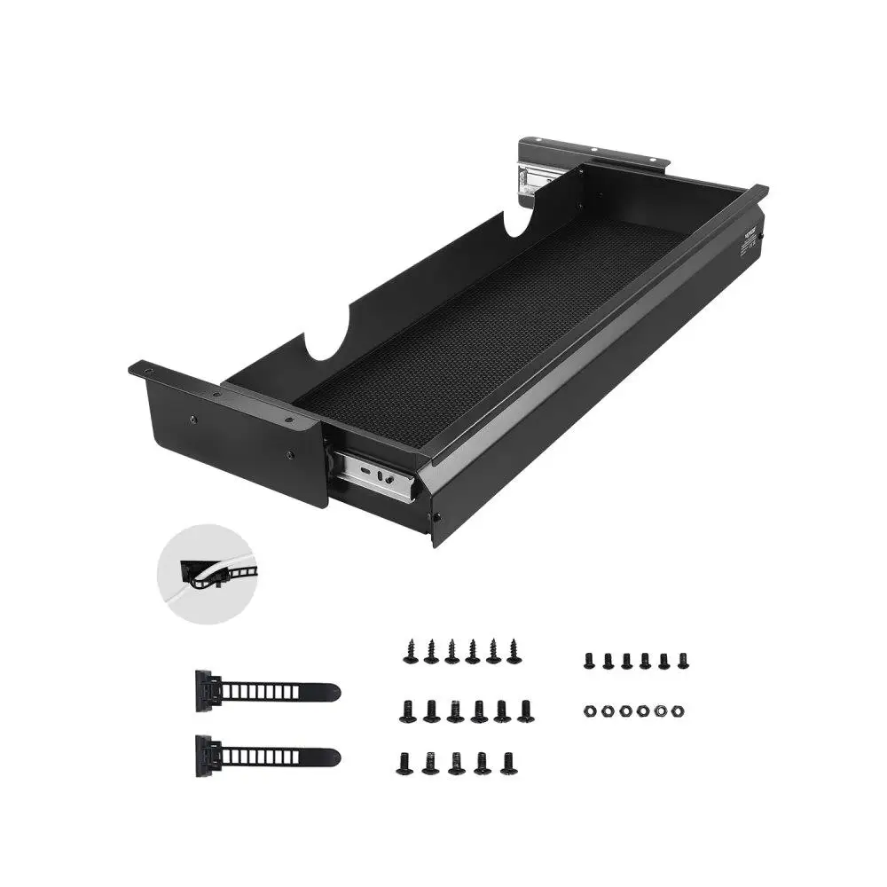 

Under Desk Organizer Drawer Space Saver Slide-out for home Office