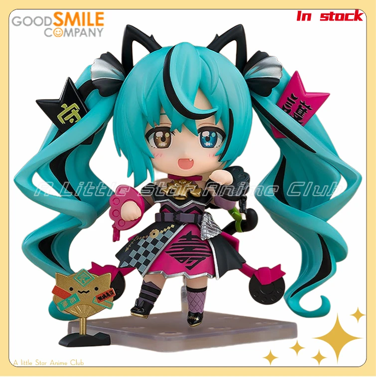 

In Stock Original GSC Nendoron 2759 Piapro Characters Hatsune Miku Black Lucky Future Collection Gift