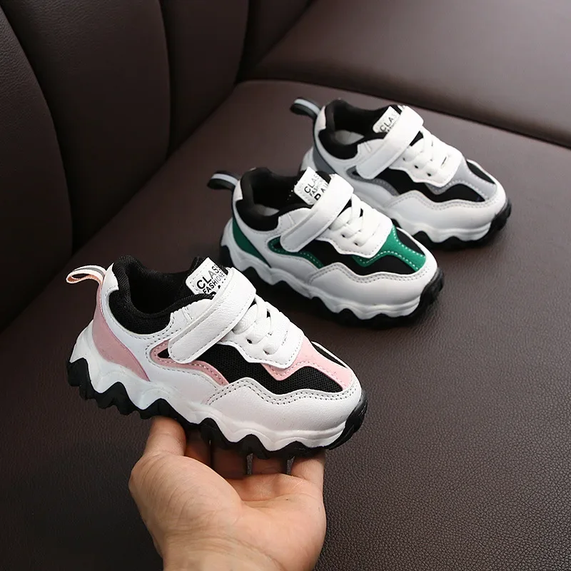 2024 Children Shoes Boys Sneakers Girls Sport Shoes Child Leisure Trainers Casual Breathable Kids Running Shoes