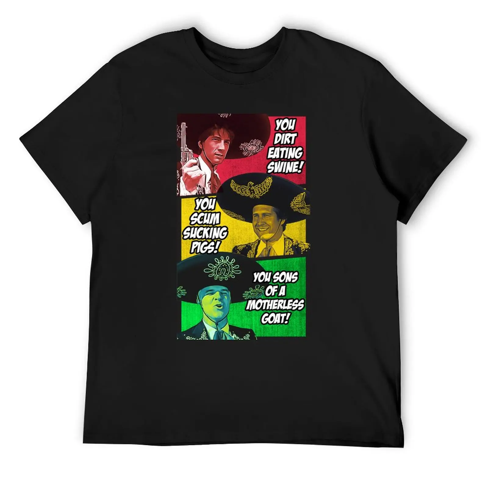 

Three Amigos Comic Strip T-Shirt man t shirt hippie clothes shirts graphic mens graphic t-shirts