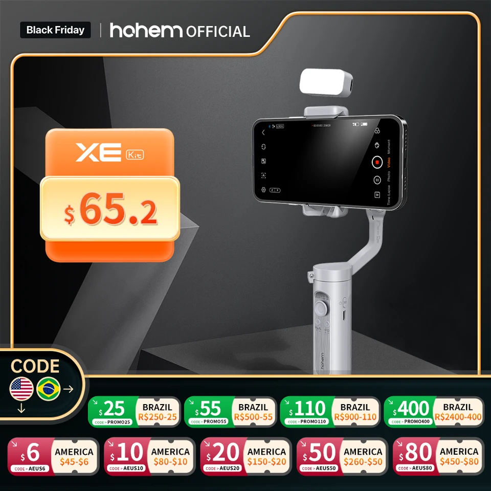 Hohem iSteady XE 3-Axis Handheld Gimbal for Smartphone