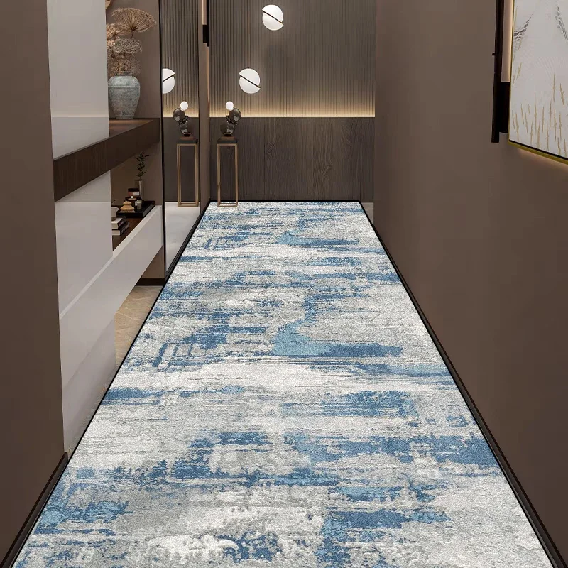 Modern Fashion Long strip Corridor Carpet Home Decoration Hotel Hallway Rug Washable Villa Stairway Runners Mats Customizable