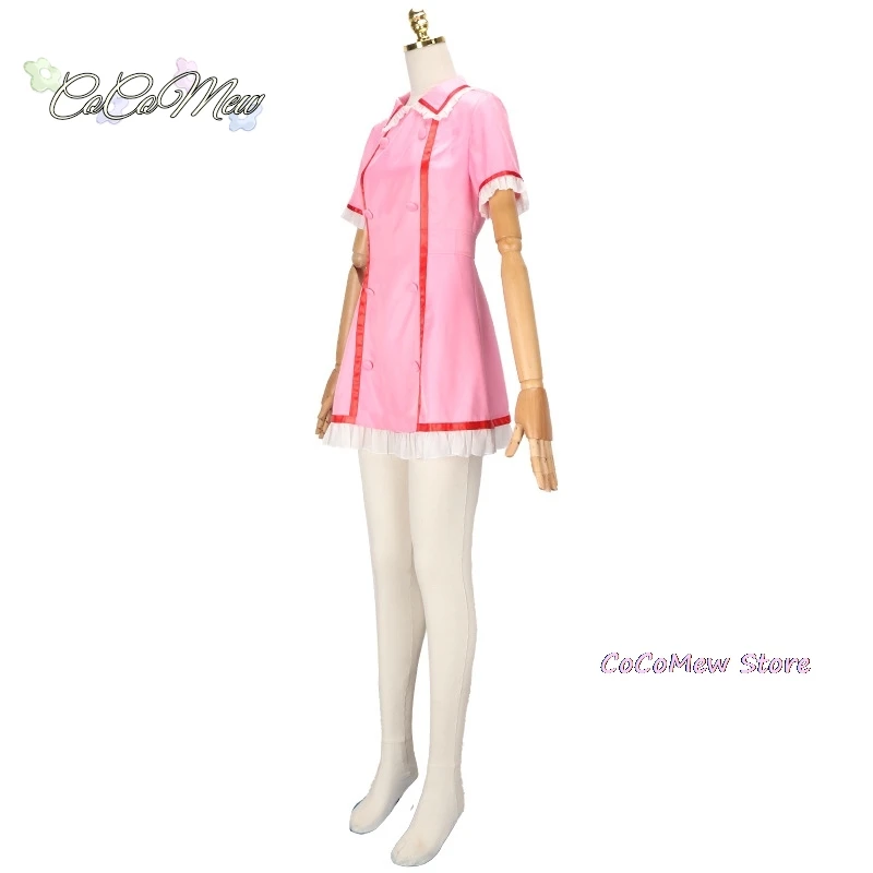 Anime mikuuu Cosplay Nurse Dress Virtual Singer Project Diva Nurse Uniform And Hat Halloween Party Stage Costumes