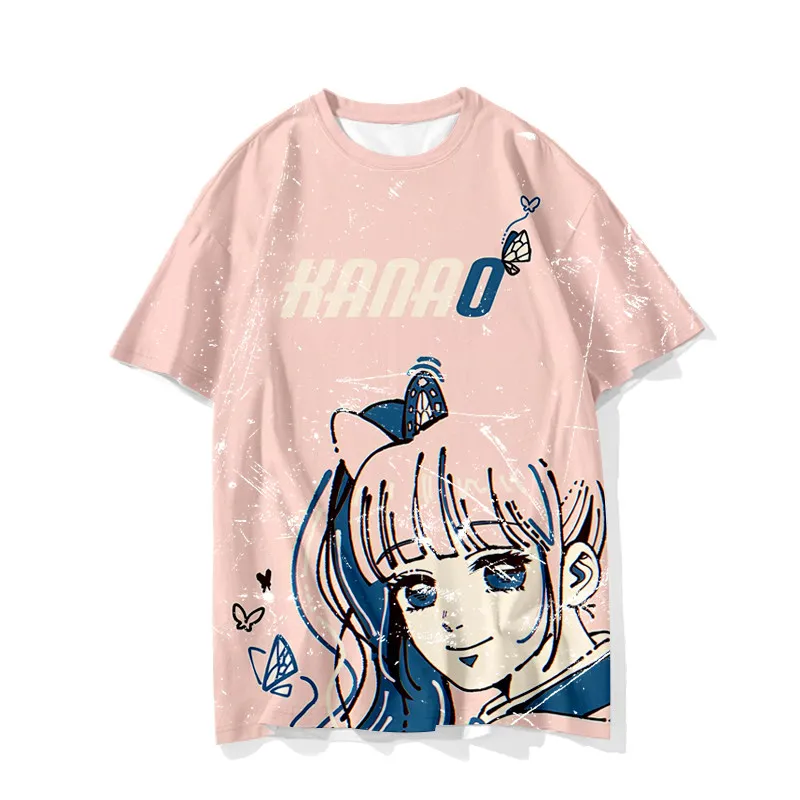 2026 Summer Demon Slayer Retro Cosplay T-shirt Men's Oversized 3D Printed Short-sleeved Family Unisex Children's Sports Shirt