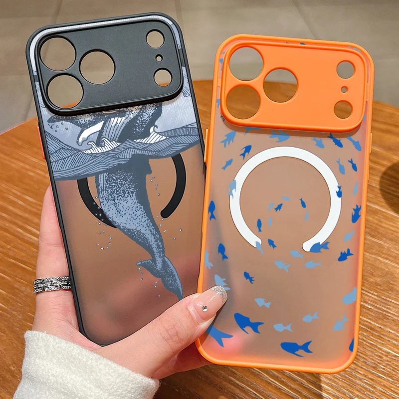 Ocean Turtle Print Matte Magne - đánh giá và giá Apple Iphone 16