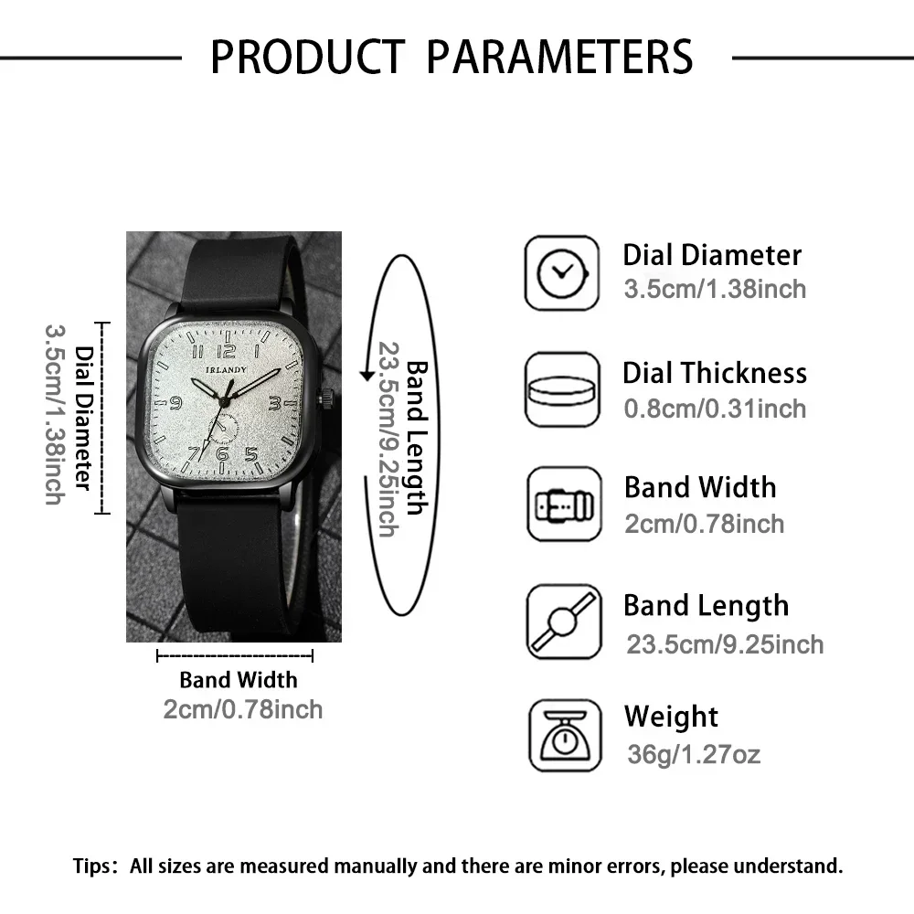 1pc new men's trendy, fashionable, sporty, versatile quartz watch Valentine's Day Easter Ramadan Halloween Christmas New Year's