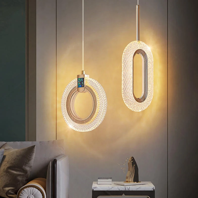 Nordic Light Emitting Diode Chandelier Interior Lighting Home Dining Table Chandelier Living Room Stairs Modern Luxury