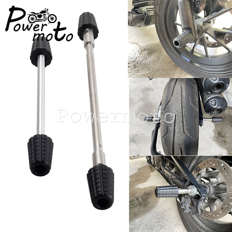 Motorcycle Highway Front&Rear Wheel Axle Fork Protector Crash Sliders Falling Protection For Harley Sportster S 21+ Accessories