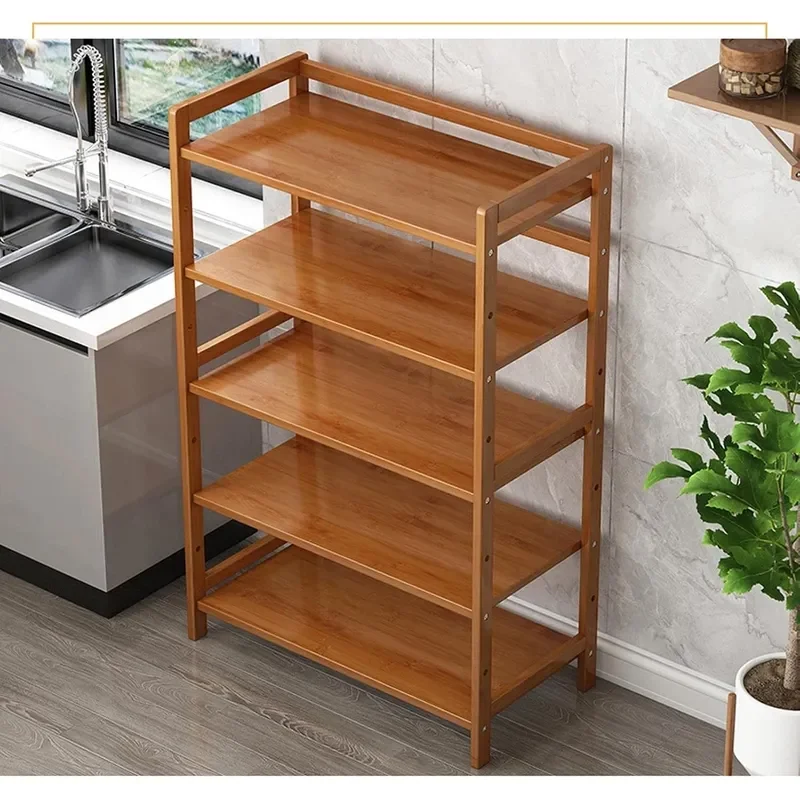 50 Inch Large Capacity Shelving Unit Storage Rack 5 Tier Kitchen Bathroom Shelving Storage Rack Multifunctional Storage Rack