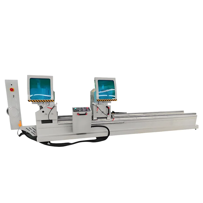 Jinan Factory PVC/UPVC Double-Head Profiles Cutting Saw Machine for Window and Door Making