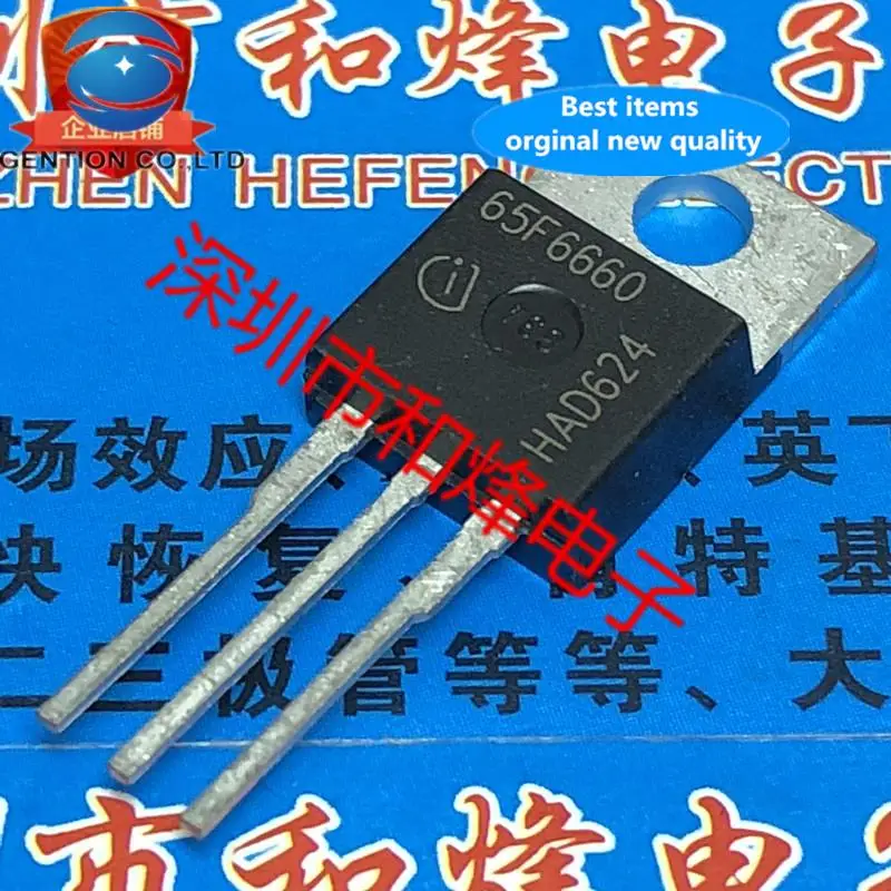 

5pcs 100% orginal new 65F6660 IPP65R660CFDTO-220 700V 17A