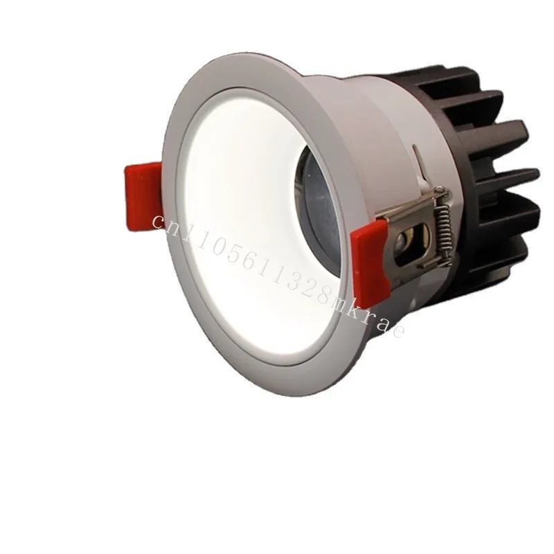 

New Commercial Anti-Glare Recessed Light Emitting Diode Downlight with AC Power, 5W 7W 10W 12W