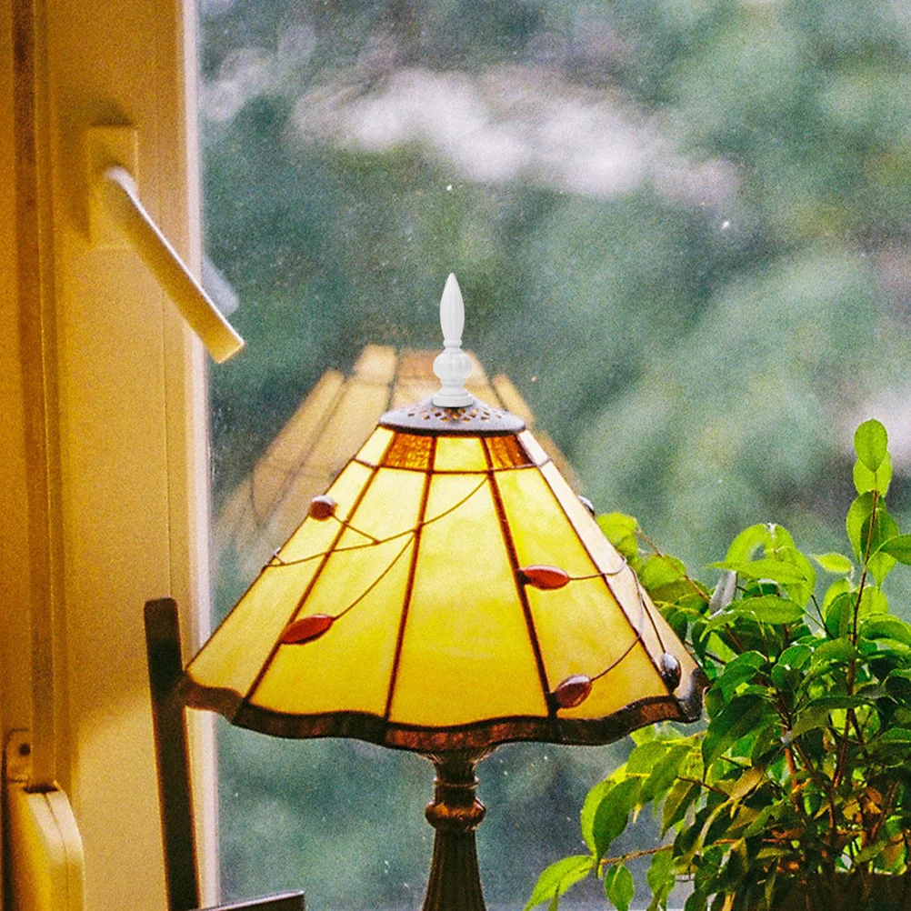 

3Pcs Lamp Finial Metal Zinc Alloy Decorative Floor Table Desk Lamp Finial Knob Caps for Lampshade Top Finials for Lamps