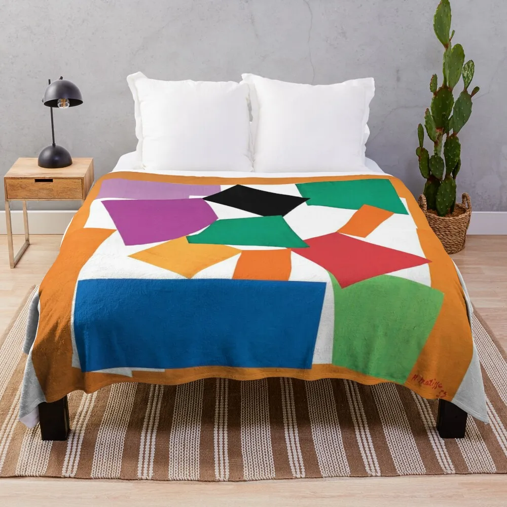 

Favourite Artists - Matisse, The Snail Throw Blanket Retros christmas decoration Beach Blankets