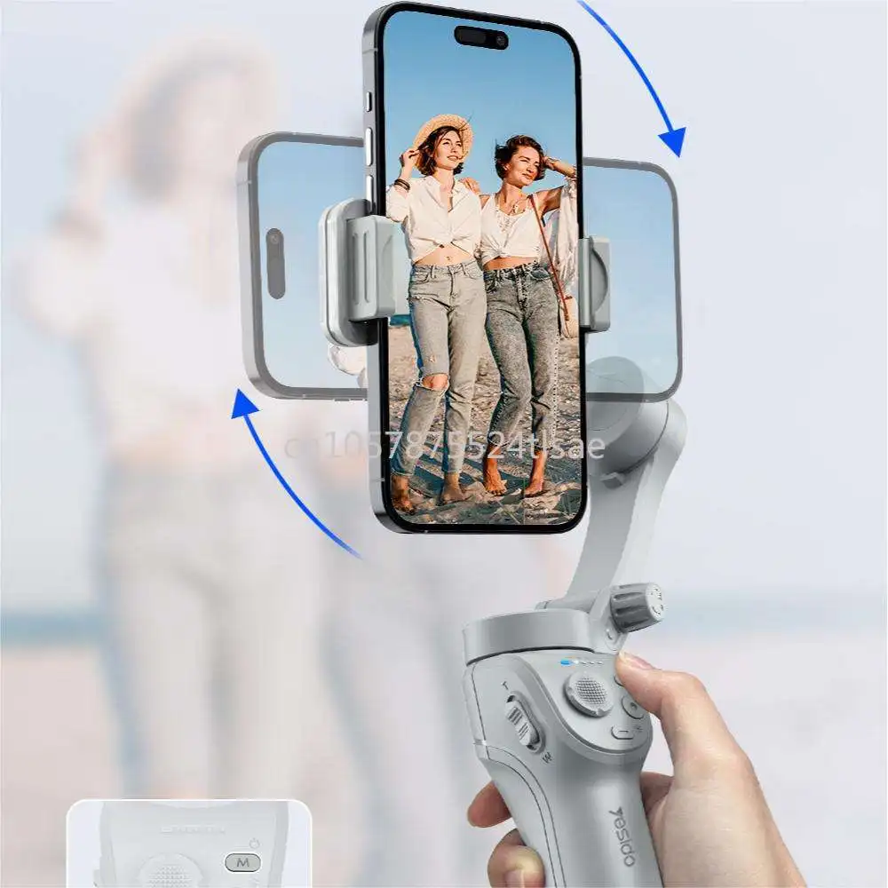 

360 Ai Smart Mobile Phone Gimbal Stabilizer Auto Face Tracking Handheld BT Selfie Stick Tripod