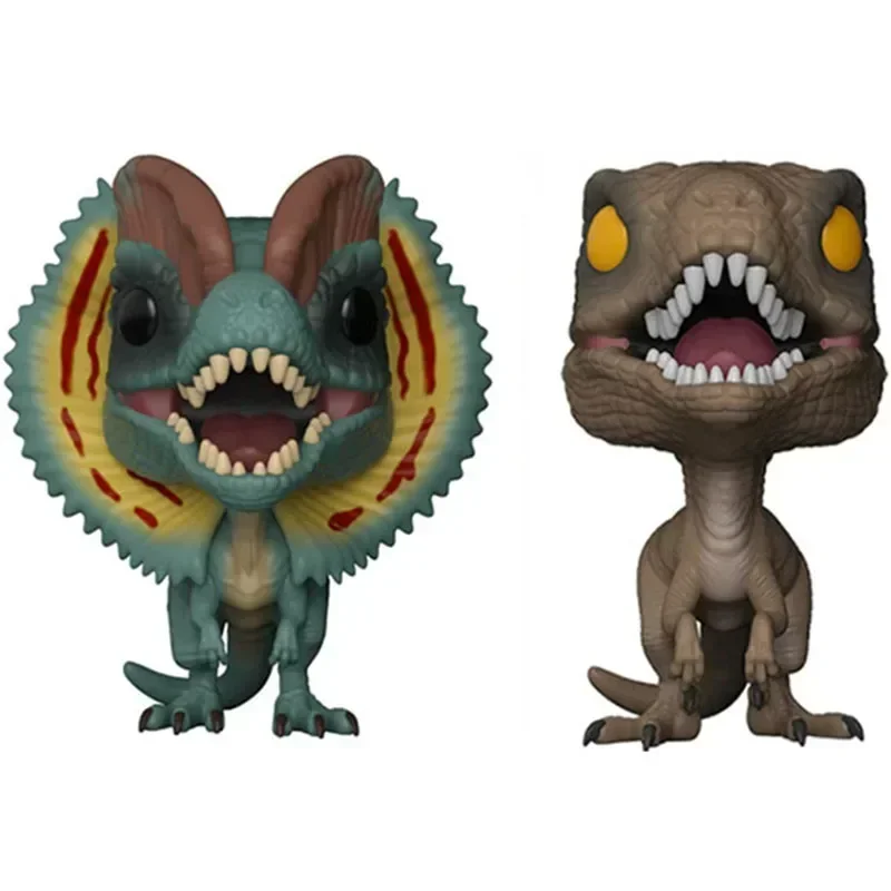 FUNKO POP Jurassic Worlds & Dinosaur # 549 Velociraptor #550 Dilophosaurus Blue Indoraptor Action Figure Toys Gift Toys for Boys