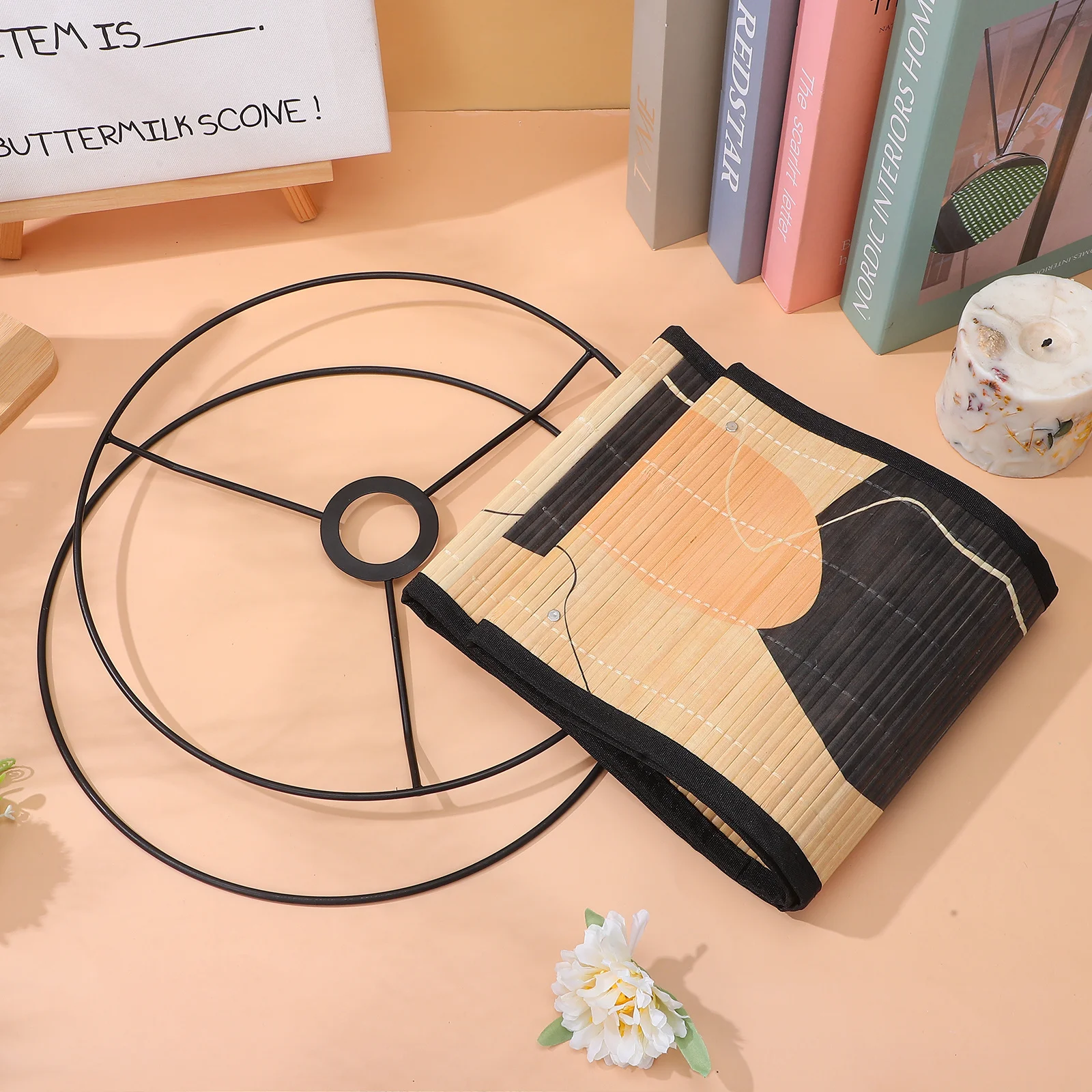 

Lamp Shade Printed Cover For Pendant Ceiling Lamp Retro Hanging Light Lamp-Chimney Hanging Light Decor Accessory