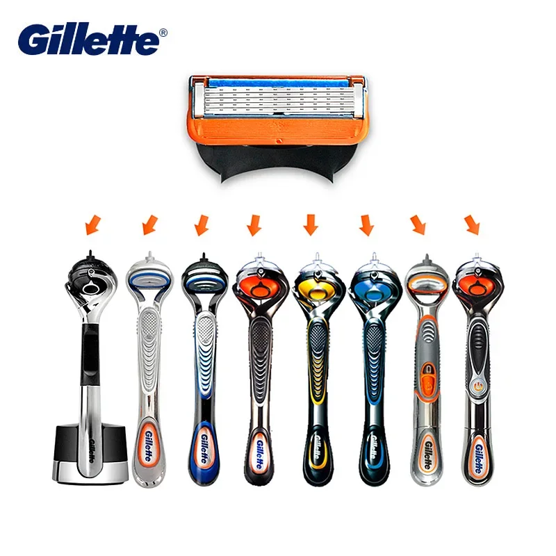 Gillette Fusion 5 Razor 5-Layer Blades Shaving Machine for Men Sharp Blades Men's Shaving Razor