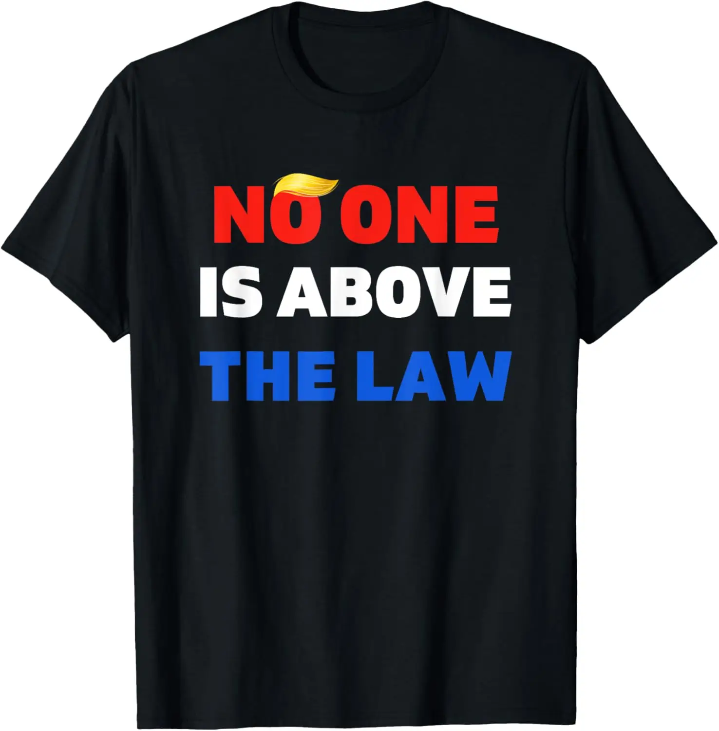 Trump Mugshot Tee, Trump 2024 Prison,NO ONE IS ABOVE THE LAW T-Shirt