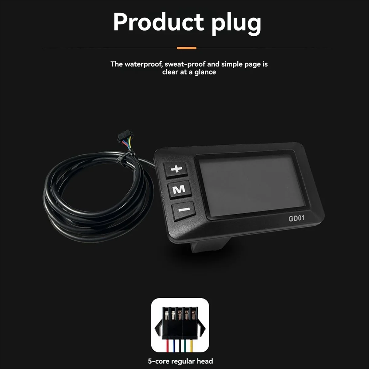 N17R 36 В 48 В 52 В 35 А 1500 Вт бесщеточный контроллер двигателя + ЖК-комплект GD01 для модификации электрического горного велосипеда скутера N17R 36 В 48 В 52 В 35 А 1500 Вт бесщеточный контроллер двигателя + ЖК-комплект GD01 для модификации электрического горного велосипеда скутера