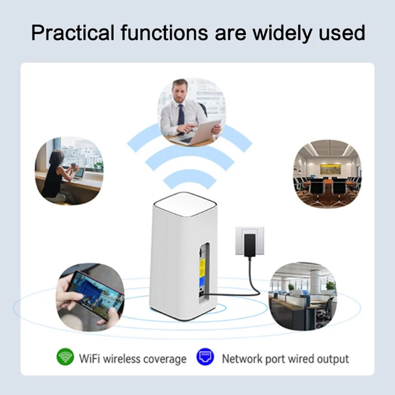 CPF101 4G LTE WiFi Router 4G/5G CPE Router with Card Slot 300Mbps WiFi Wireless Modem WiFi Hotspot Router EU Plug-A31R