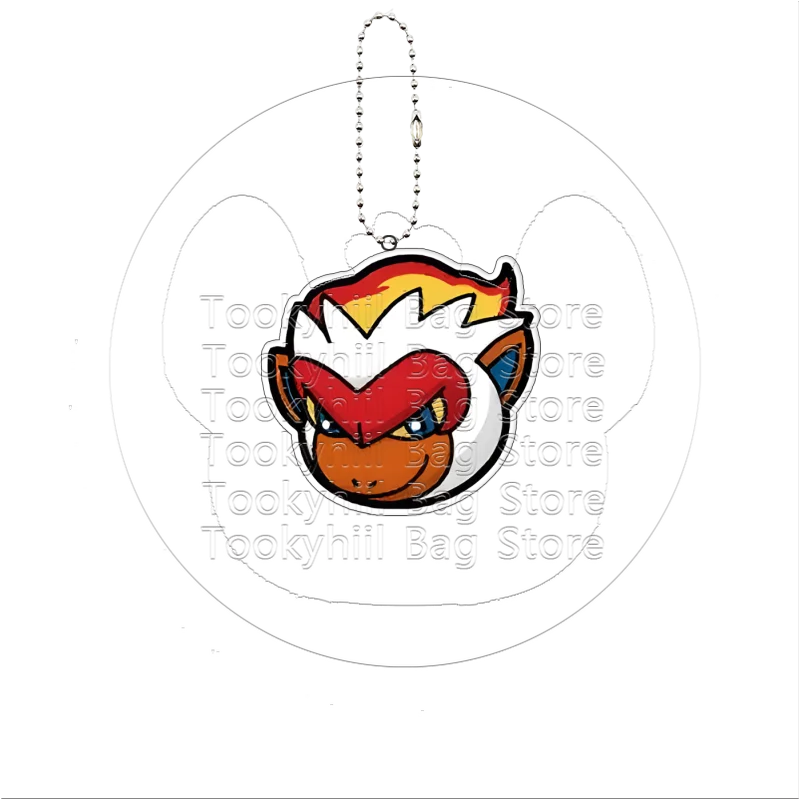 Q Version Pocket Monster Keychain Eevee Mewtwo Squirtle Jigglypuff Slowpoke Cartoon Characters Package Decor Bag Keyring Gift view 6