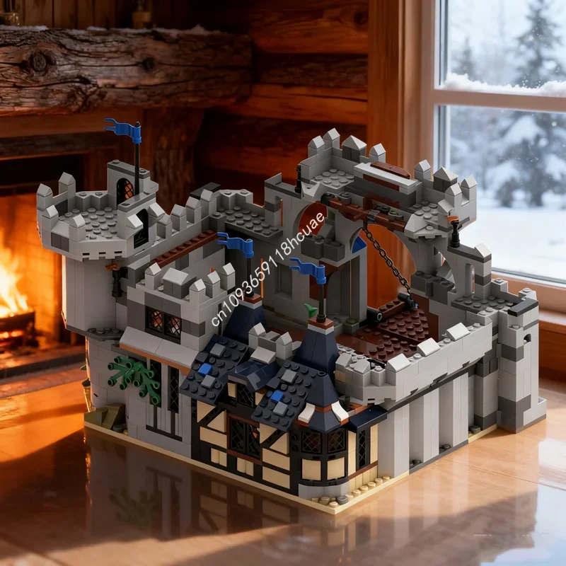 

Набор для сборки конструктора MOC «Рыцарь на лошади» (1022 детали), модель Creator 3.1. Развивающая игрушка для самостоятельной сборки, идеальный подарок на Рождество и День рождения.