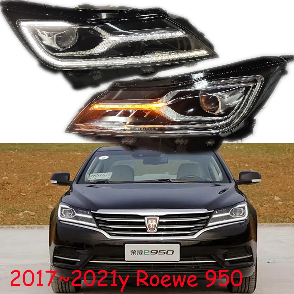 

1pcs car bumper Roewe950 headlamp for Roewe 950 headlight 2017~2021y car accessories head lamp Roewe 950 fog lamp