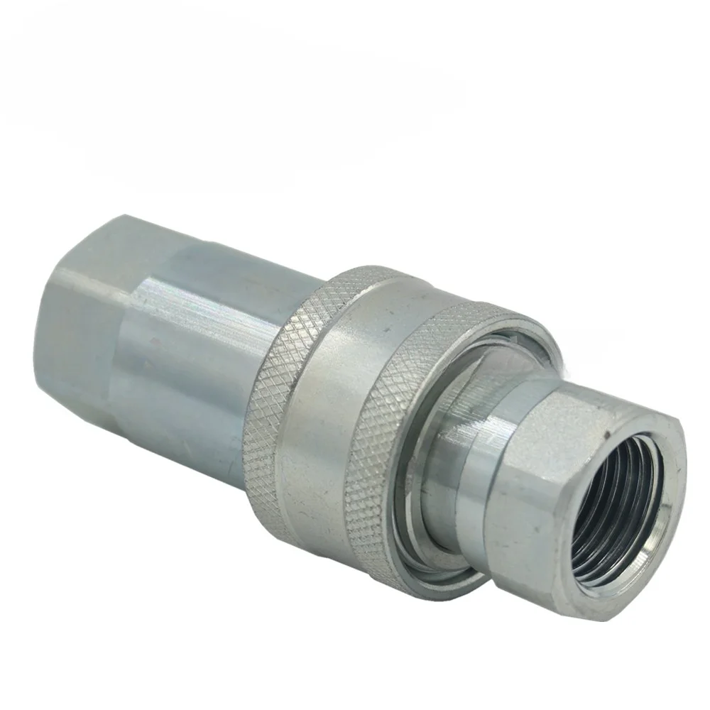 Carbon Steel ISO7241-A Hydraulic Quick Connect Coupling G1/2