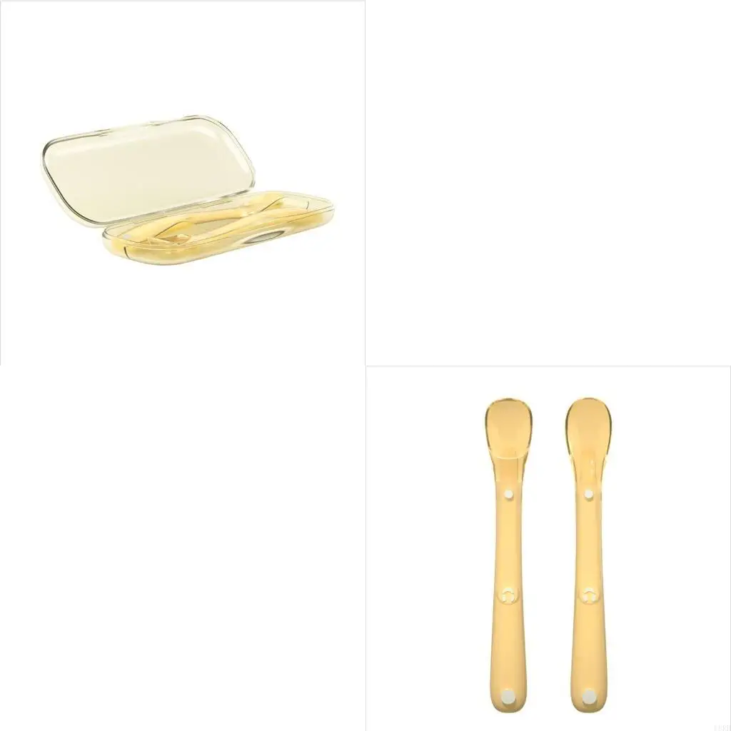 

Ложки для кормления младенцев с мягким наконечником, не раздражают десны, легкие, для маленьких ручек, ребенок с удовольствием