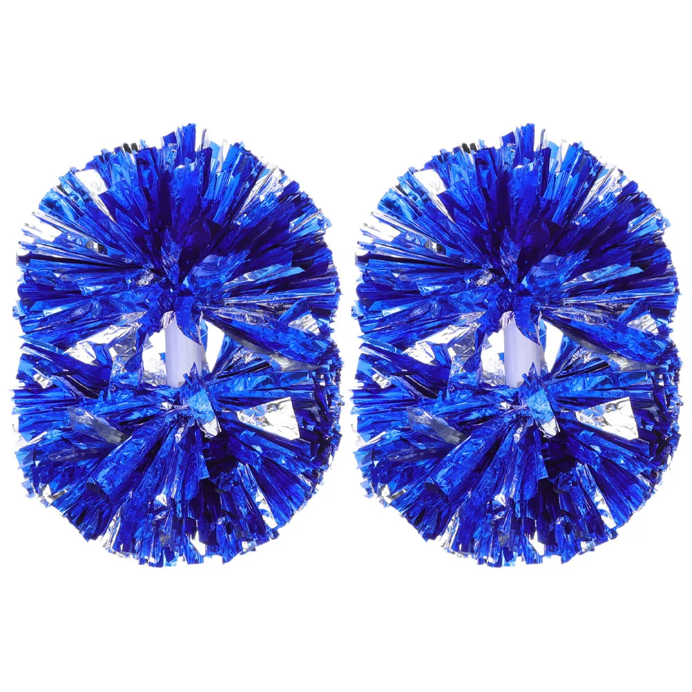 2 قطعة التشجيع بوم بومس خفيفة الوزن متينة من البولي ايثيلين ألوان نابضة بالحياة للاحتفالات المدرسية المحمولة القابلة لإعادة الاستخدام #4